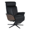 Relaxfauteuil Parthos Zwart
