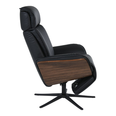 Relaxfauteuil Parthos Zwart