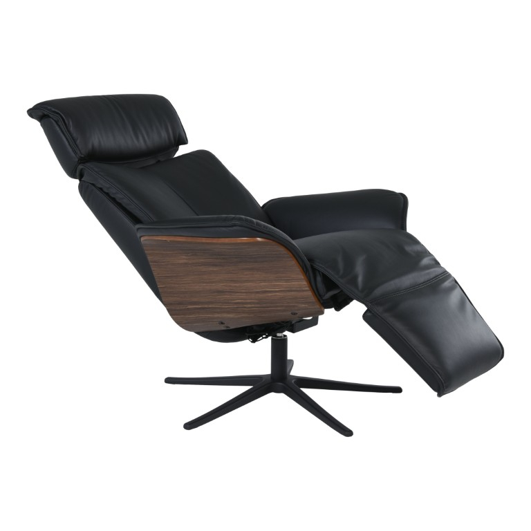 Relaxfauteuil Parthos Zwart