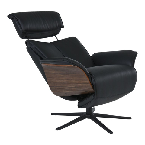 Relaxfauteuil Parthos Zwart