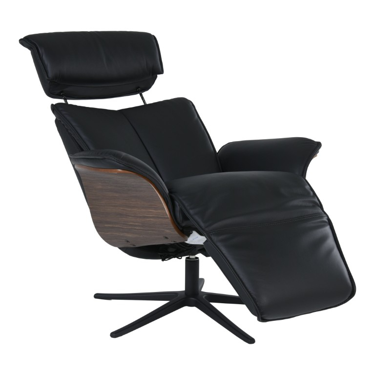 Relaxfauteuil Parthos Zwart