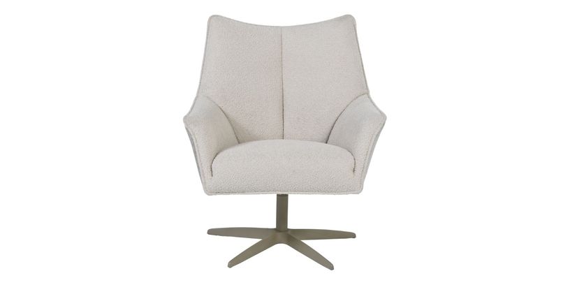 Draaifauteuil Tarante Cream/Natural