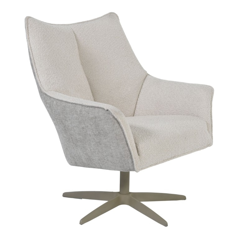 Draaifauteuil Tarante Cream/Natural