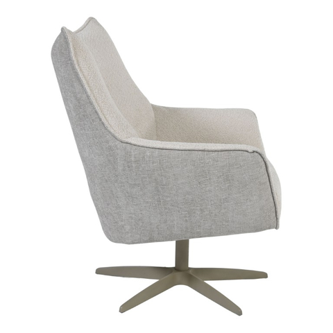 Draaifauteuil Tarante Cream/Natural