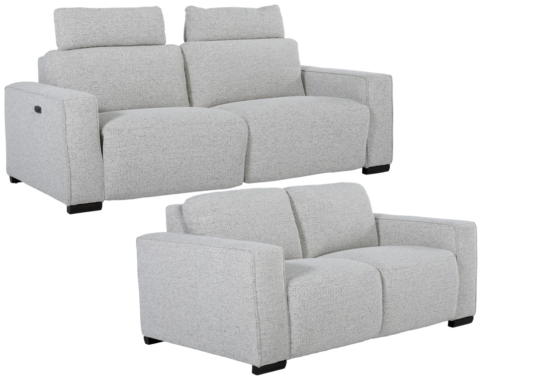 Bank Rambler 2-Zits Vast + 2,5-Zits Relax Grey