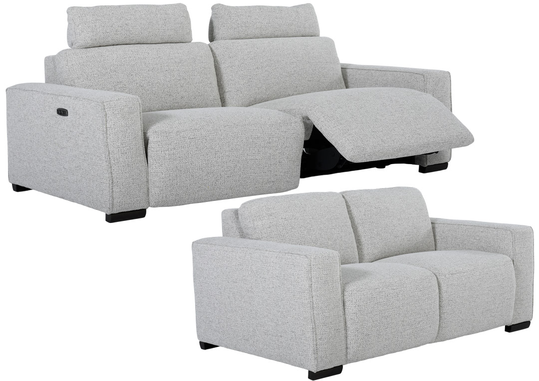 Bank Rambler 2-Zits Vast + 2,5-Zits Relax Grey