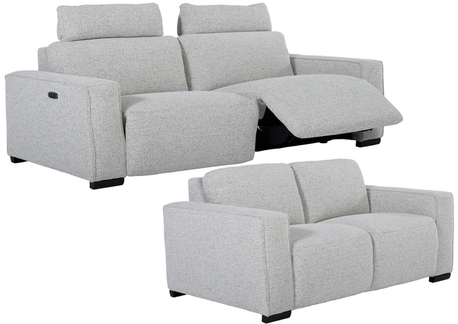 Bank Rambler 2-Zits Vast + 2,5-Zits Relax Grey