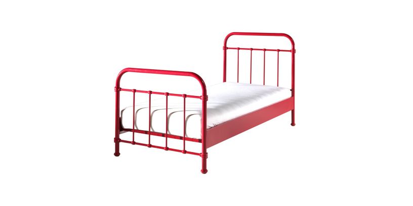 Ledikant New York Rood 90x200