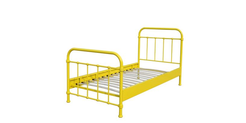 Ledikant New York Geel 90x200