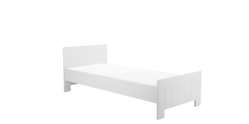 Ledikant Guus Wit incl. Bedbodem