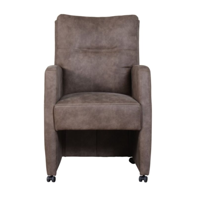 Armstoel Arcade Bruin