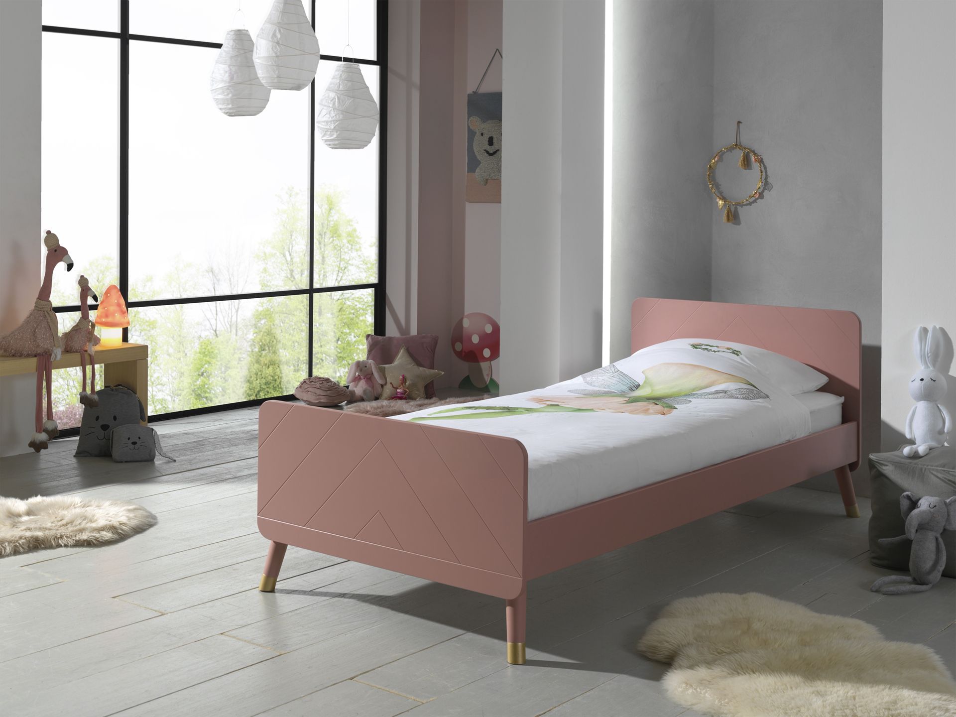 Vipack Bed Billy Terra Pink