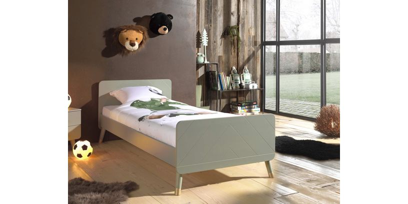 Vipack Bed Billy Olive Green