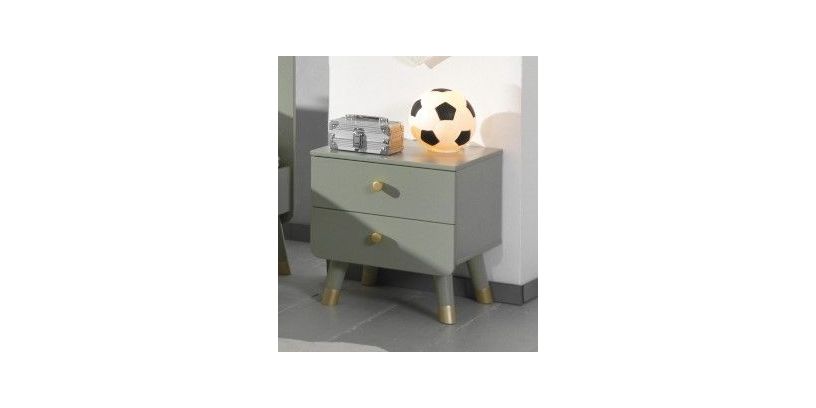 Vipack Nachttafel Billy Olive Green
