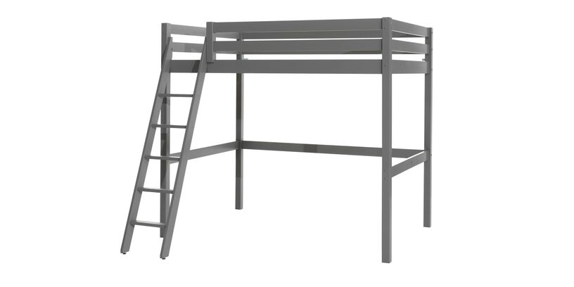 Vipack Hoogslaper Pino 140x200 Grijs