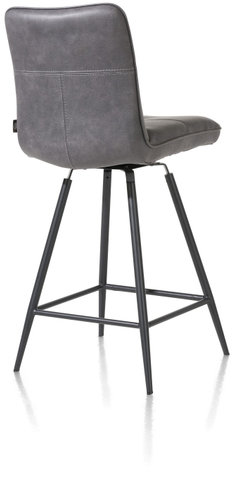 Henders & Hazel Barstoel Milva Antraciet