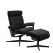 Stressless Relaxfauteuil Erik M + Hocker Black