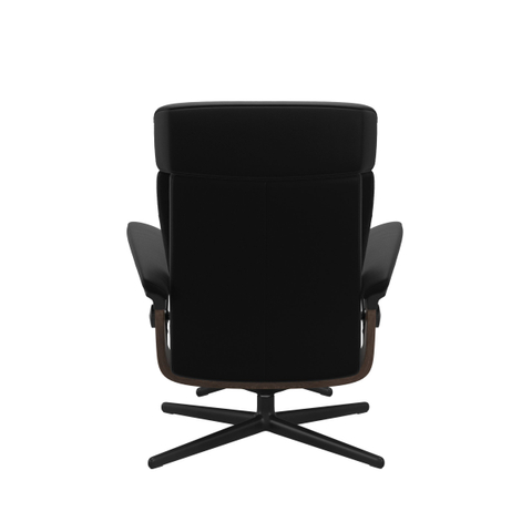 Stressless Relaxfauteuil Erik M + Hocker Black