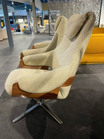 (Showroommodel) Leolux Fauteuil Cream Basic