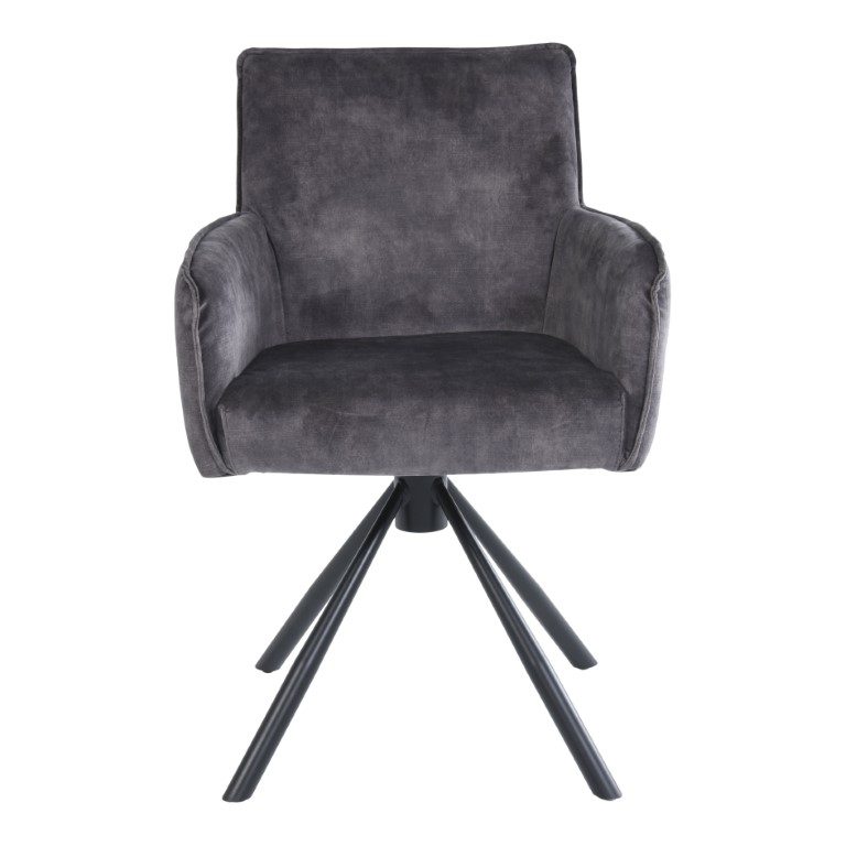 Armstoel Formosio Donkergrijs