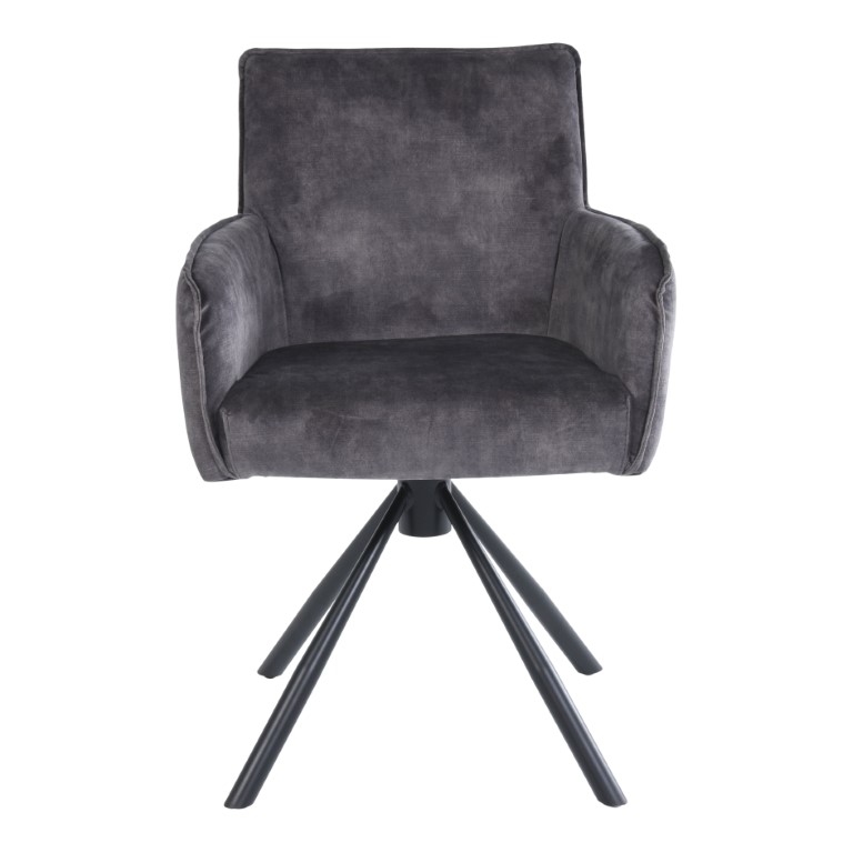 Armstoel Formosio Donkergrijs
