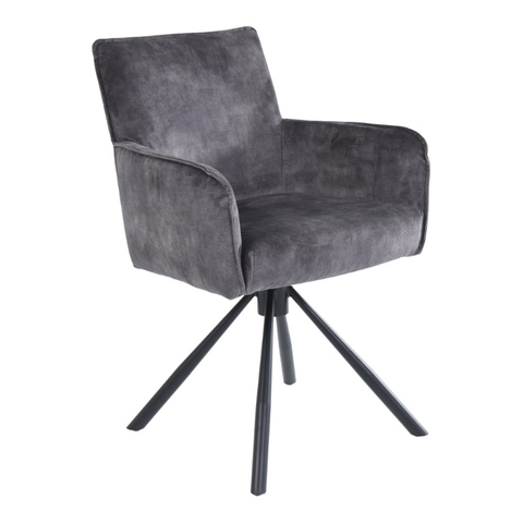Armstoel Formosio Donkergrijs