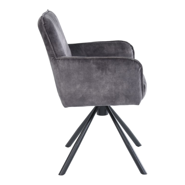 Armstoel Formosio Donkergrijs