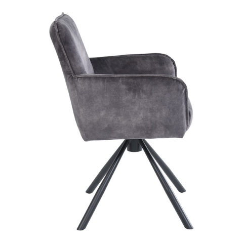 Armstoel Formosio Donkergrijs