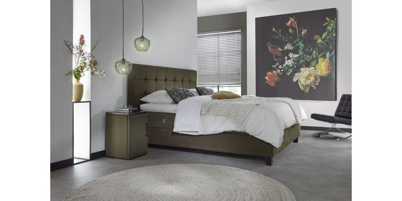 Merens Boxspring De With Incl. Topper