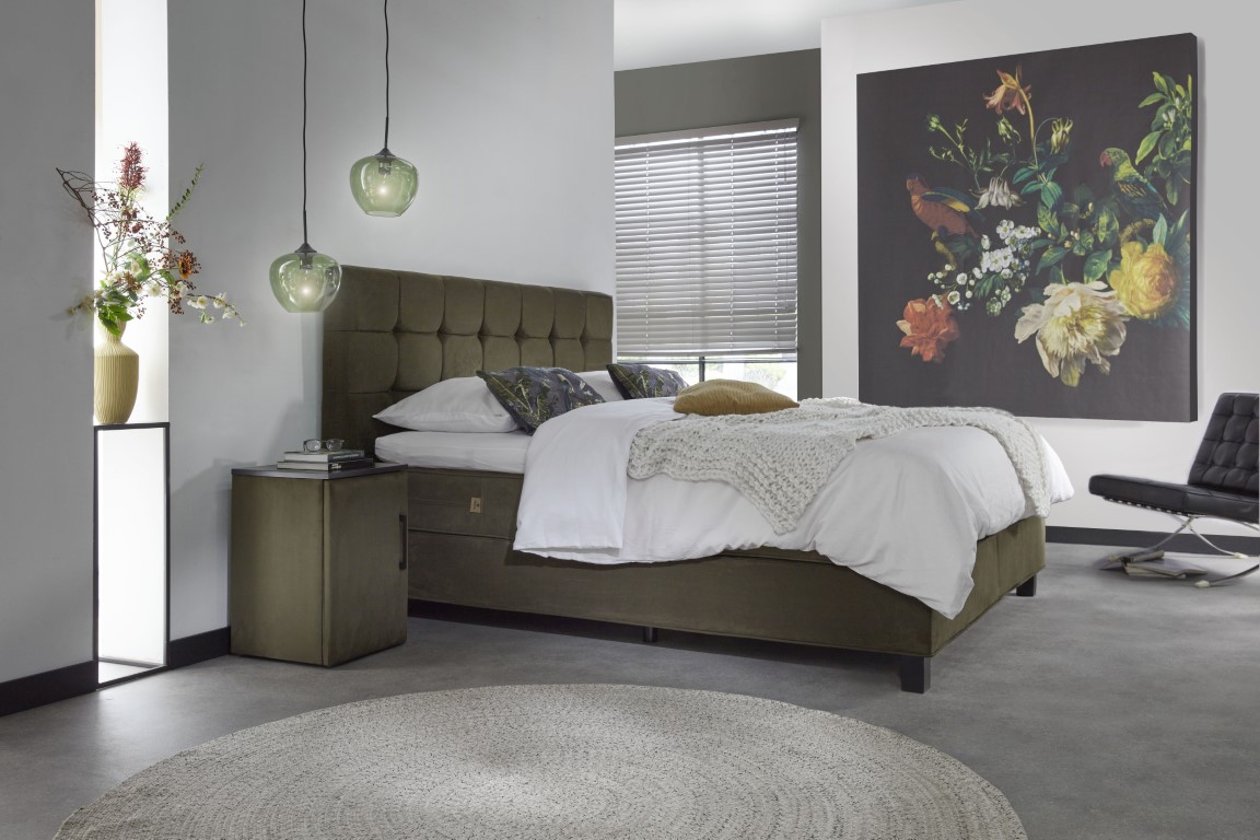 Merens Boxspring De With Incl. Topper