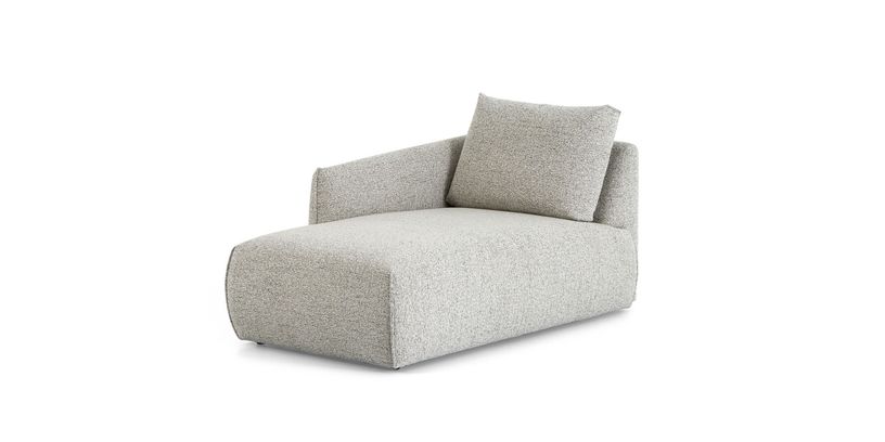 Montel Chaise Longue Icon Turtle-Ivory