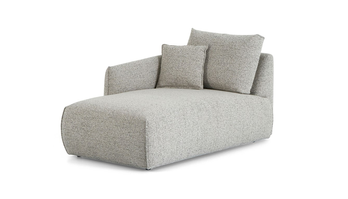 Montel Chaise Longue Icon Turtle-Ivory