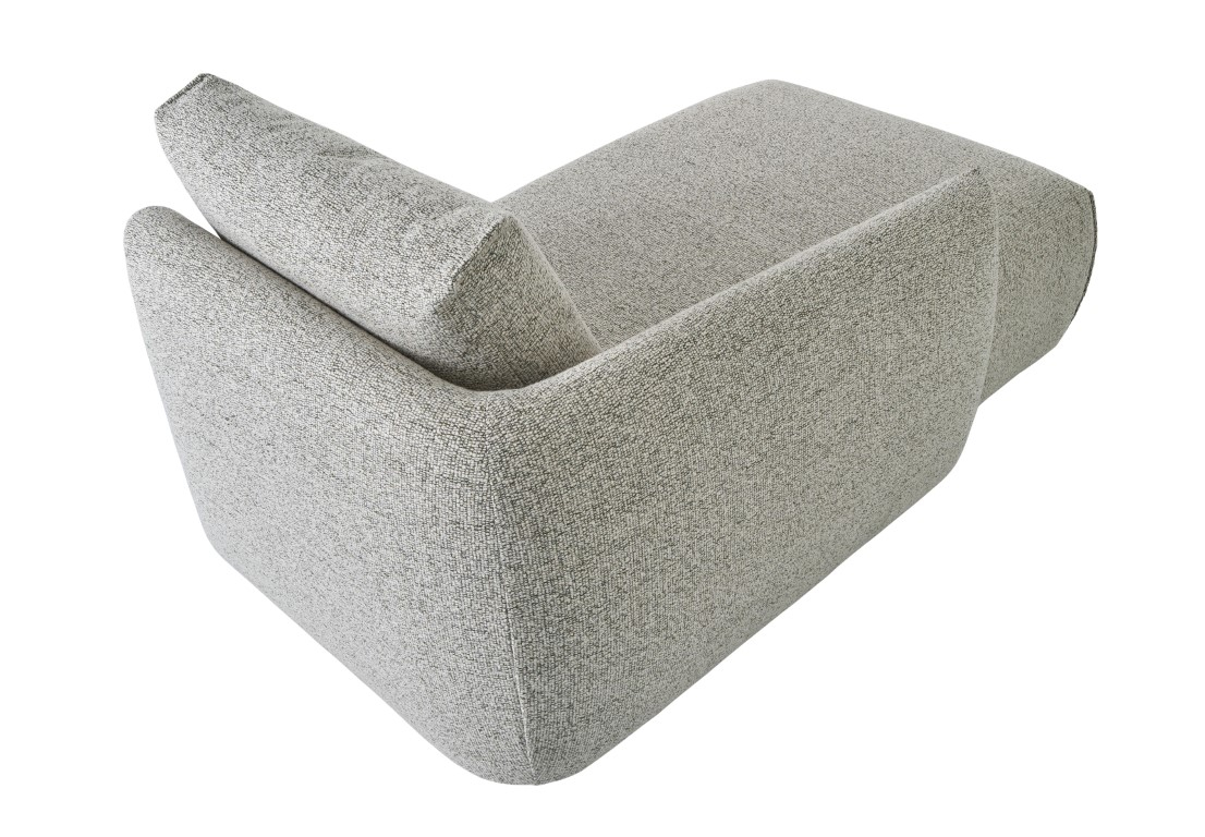 Montel Chaise Longue Icon Turtle-Ivory