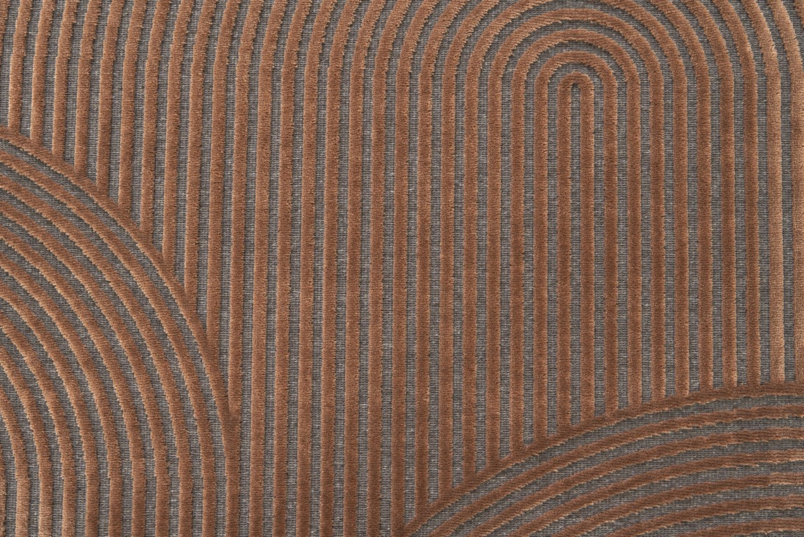 Montel Vloerkleed Arch Grey/Cognac