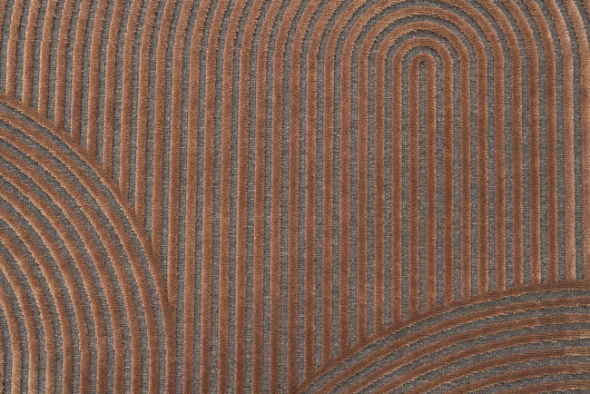 Montel Vloerkleed Arch Grey/Cognac