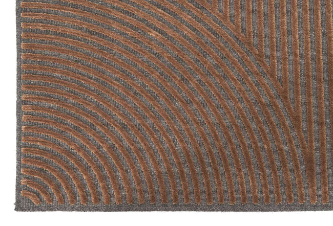 Montel Vloerkleed Arch Grey/Cognac