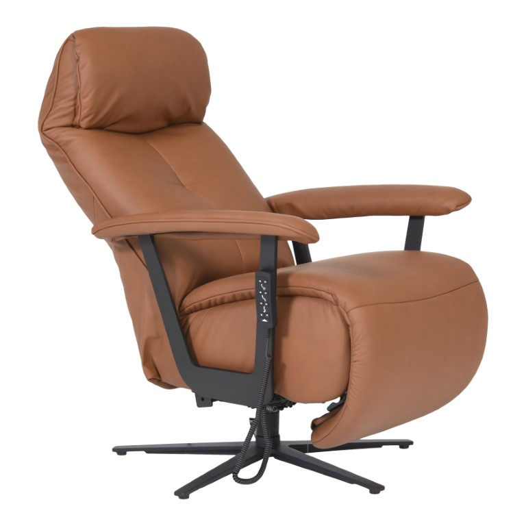 Sta-Op Fauteuil Ebersdorf Cognac Maxi L