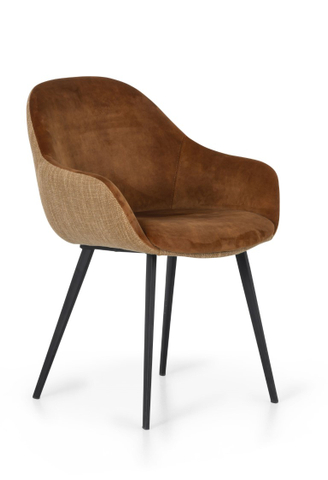 Montel Stoel Nora Cognac/Ocre