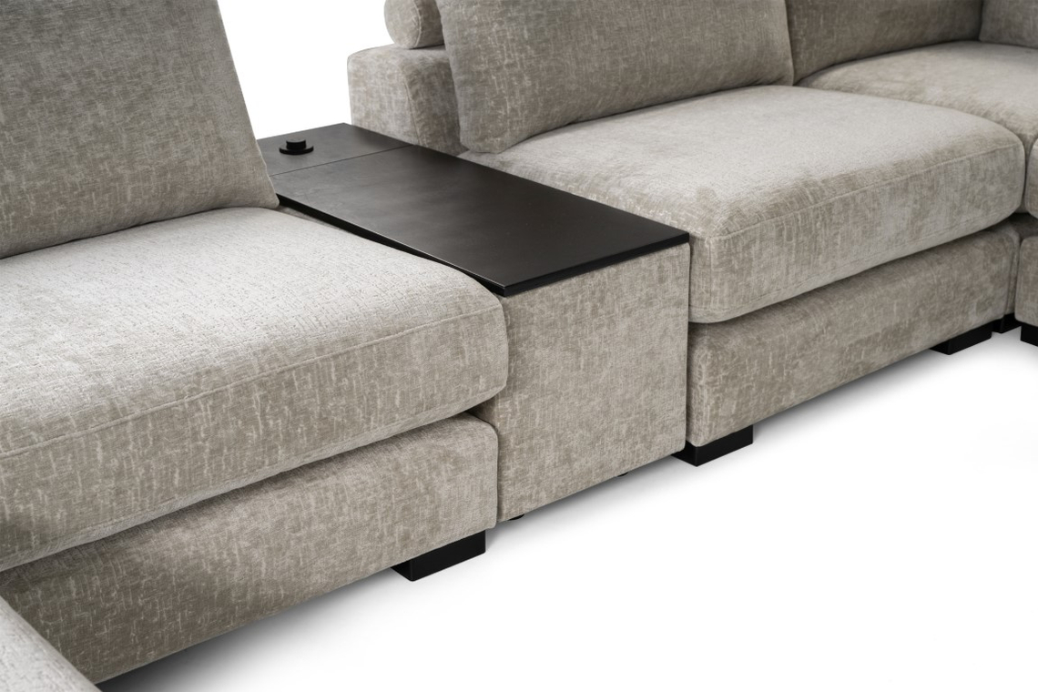 Hoekbank Cortegana Ecru Incl. Tussenelement