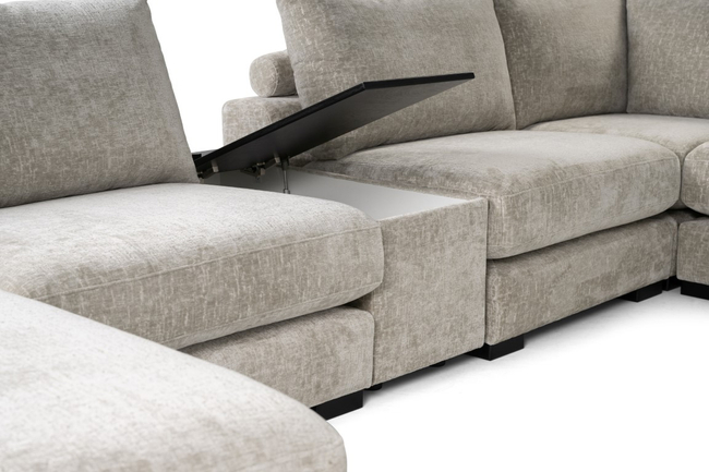 Hoekbank Cortegana Ecru Incl. Tussenelement