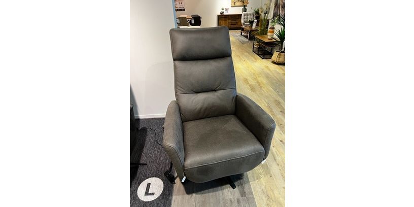 (Showroommodel)Feelings Sta-Op Fauteuil Diego Grey