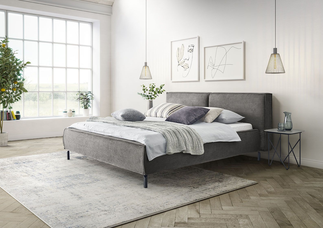 Ledikant Calas Cord Dark Grey