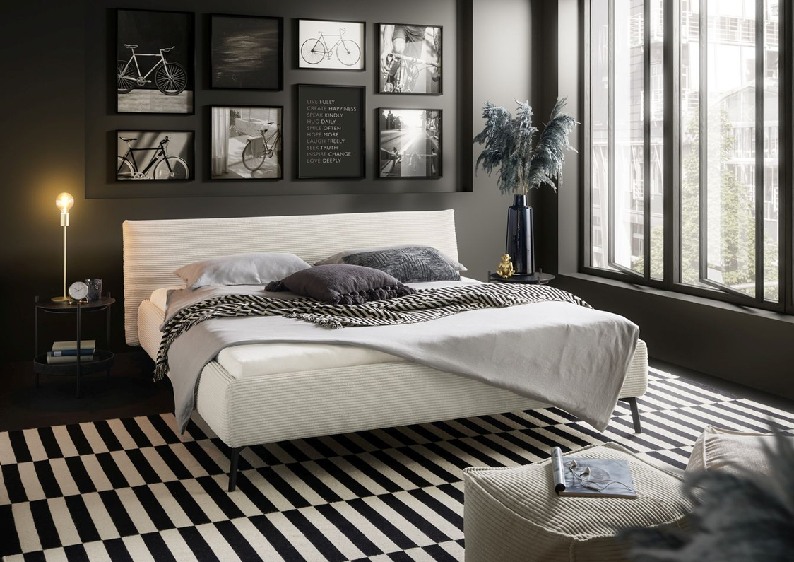 Ledikant Kalua Laag Cord Snow 