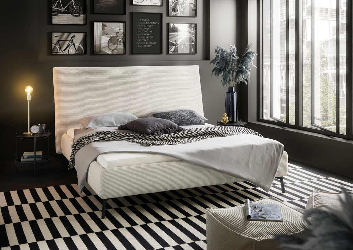 Ledikant Kalua Hoog Cord Snow