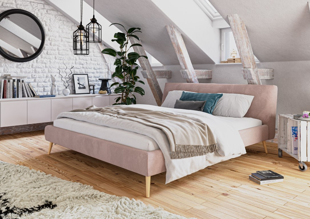 Ledikant Kalua Cord Rose