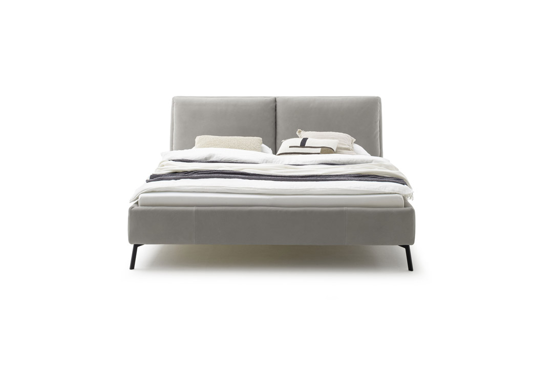 Ledikant Fano Leder/Stof