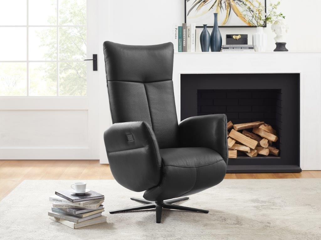 (Showroommodel)Relaxfauteuil Marlynn Black