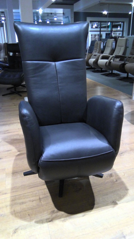 (Showroommodel)Relaxfauteuil Marlynn Black