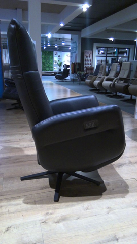 (Showroommodel)Relaxfauteuil Marlynn Black