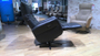 (Showroommodel)Relaxfauteuil Marlynn Black